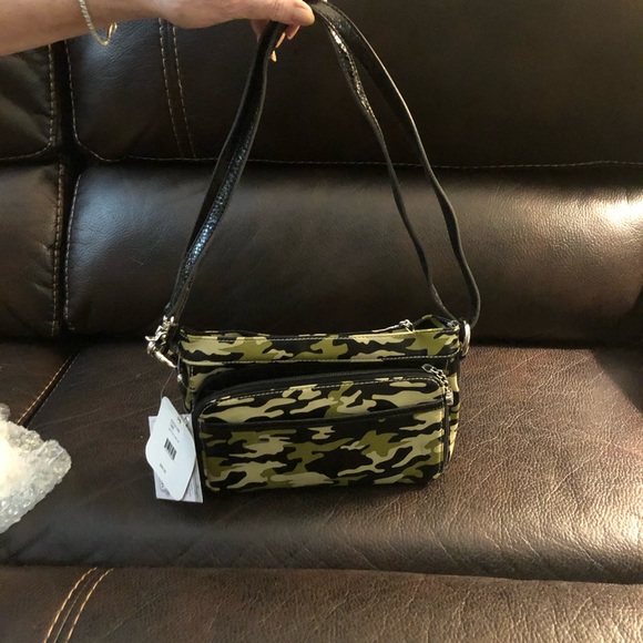Kathy Van Zeeland Bags Kathy Van Zeeland Camo Shouldercrossbody Nwt